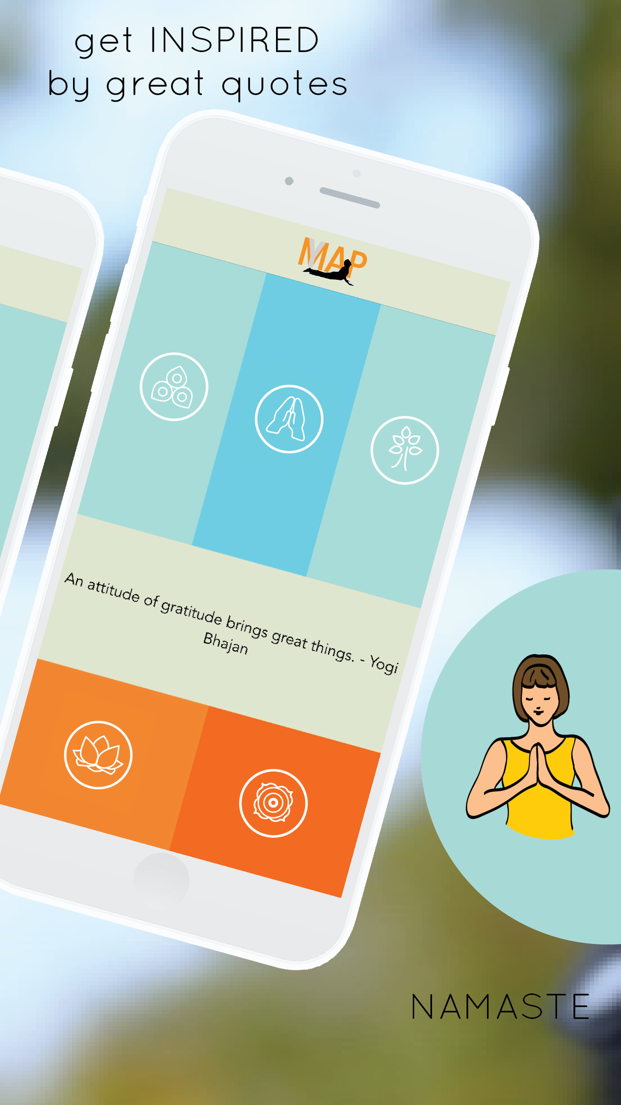 yogamap app - 7 minute yoga exercises, poses, meditation, breath and progress tracking